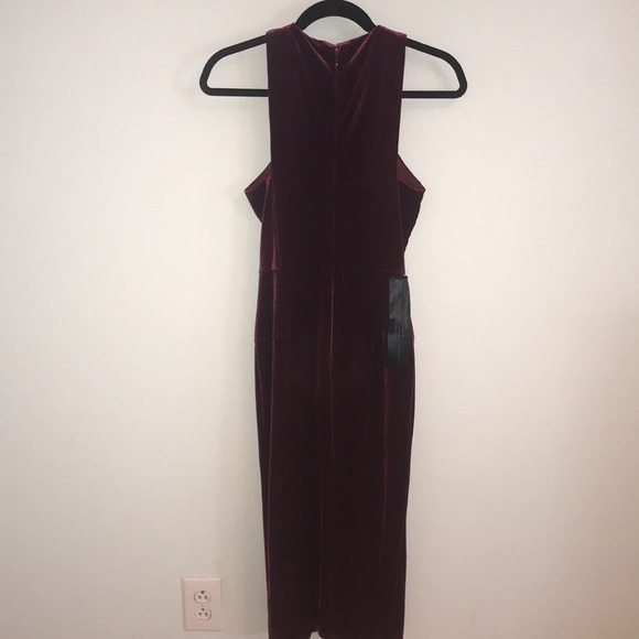 STUNNING maroon velvet BCBG NWT - Picture 4 of 5